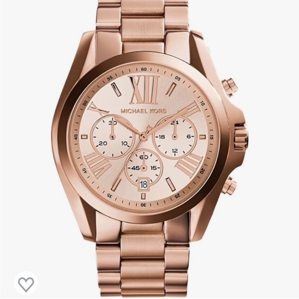 Michael Kors Rose Gold Chronograph Timepiece/ Watch